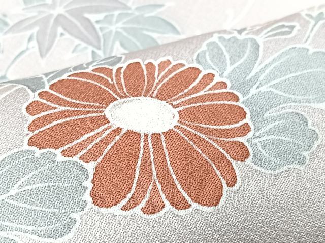 平和屋着物■訪問着　草花文　暈し染め　正絹　逸品　CABM2066xe