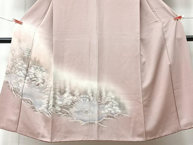 平和屋着物■訪問着　風景文　暈し染め　正絹　逸品　CABM2067xe