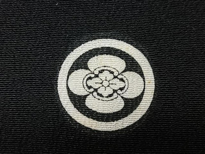 平和屋着物■豪華黒留袖　刺繍　尾長鳥枝松文　暈し染め　金彩　正絹　逸品　CABM2070xe