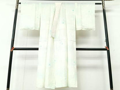 平和屋着物■長襦袢　無双仕立て　絞り　舞梅地紋　暈し染め　正絹　逸品　CABM2073xe
