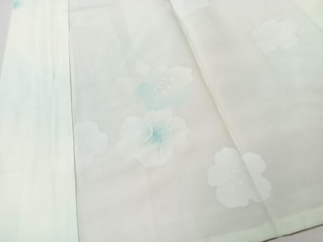 平和屋着物■長襦袢　無双仕立て　絞り　舞梅地紋　暈し染め　正絹　逸品　CABM2073xe