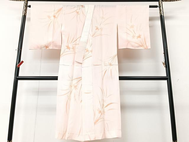 平和屋着物■長襦袢　無双仕立て　草花文　正絹　逸品　CABM2074xe