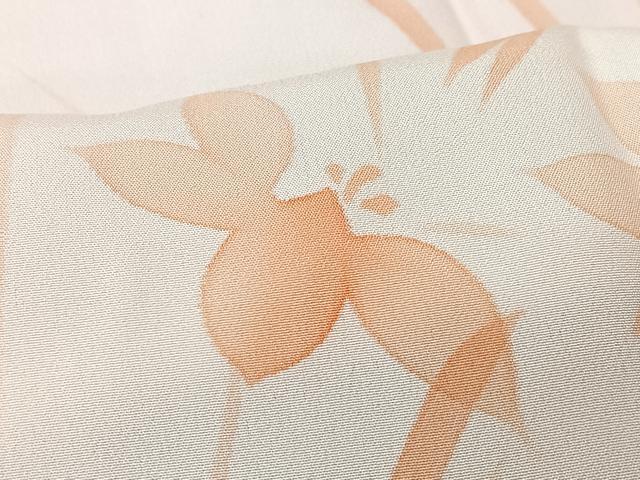 平和屋着物■長襦袢　無双仕立て　草花文　正絹　逸品　CABM2074xe