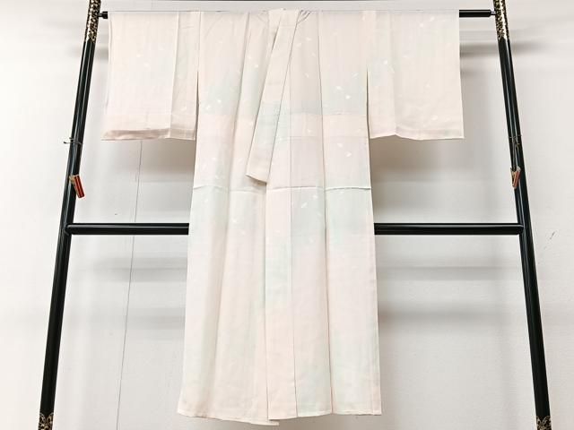 平和屋着物■長襦袢　無双仕立て　扇地紋　暈し染め　正絹　逸品　CABM2075xe