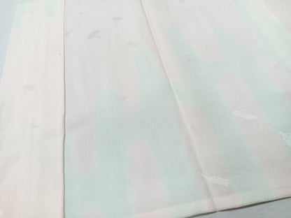 平和屋着物■長襦袢　無双仕立て　扇地紋　暈し染め　正絹　逸品　CABM2075xe