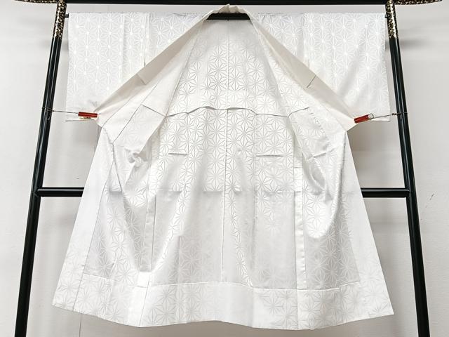 平和屋着物■長襦袢　無双仕立て　麻の葉地紋　洗える着物　CABM2076xe