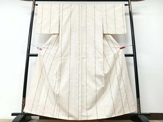 平和屋着物■上質な紬　間道　正絹　逸品　CABM2077xe