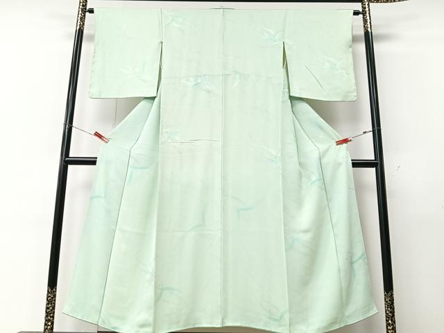 平和屋着物■上質な小紋　枝葉文　暈し染め　正絹　逸品　CABM2080xe