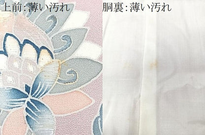 平和屋着物■訪問着　刺繍　短冊花唐草文　正絹　逸品　CABM2082xe
