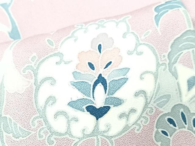 平和屋着物■訪問着　刺繍　短冊花唐草文　正絹　逸品　CABM2082xe