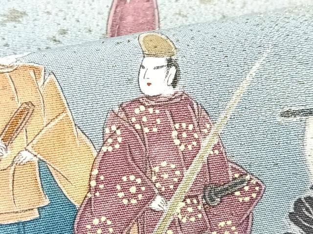 平和屋着物■豪華黒留袖　作家物　寿光織　人物風景文　暈し染め　金彩　正絹　逸品　CABM2089xe