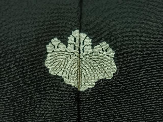 平和屋着物■豪華黒留袖　作家物　駒刺繍　色紙風景花文　金彩　正絹　逸品　CABM2090xe
