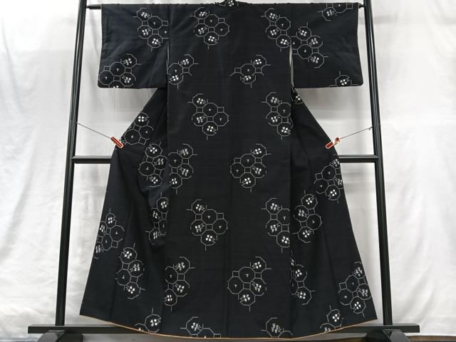 平和屋着物■上質な紬　蜀江文　正絹　逸品　CABM2106xe