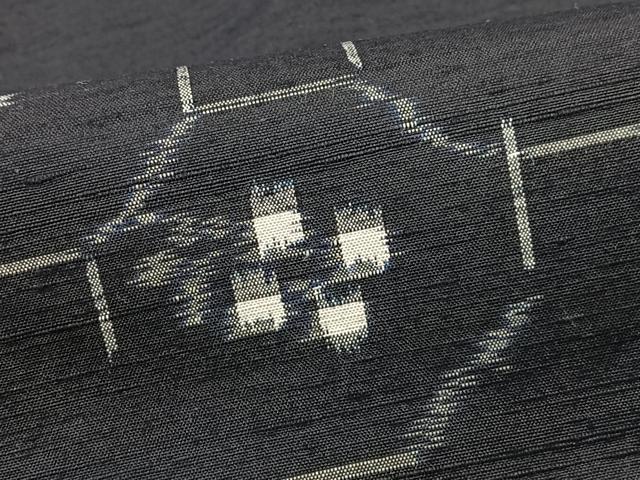 平和屋着物■上質な紬　蜀江文　正絹　逸品　CABM2106xe