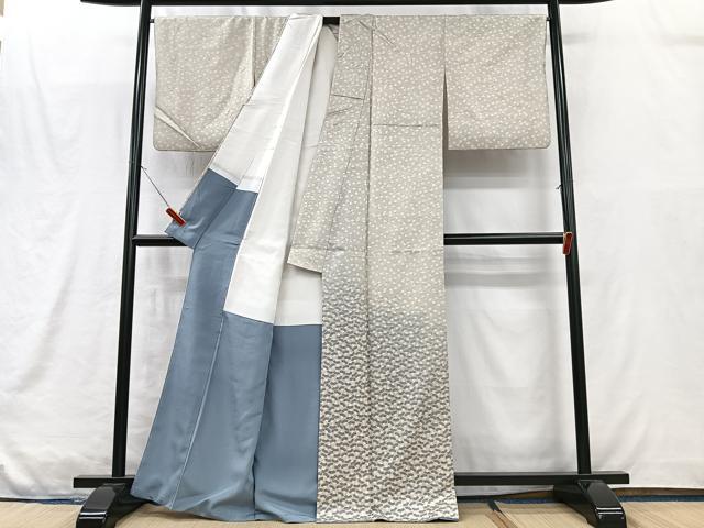 平和屋着物■訪問着　扇面尽くし　暈し染め　金彩　正絹　逸品　CABM2109xe