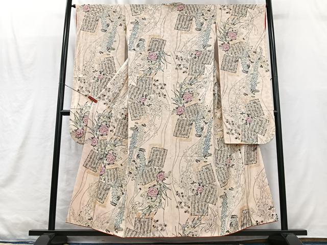 平和屋着物■豪華振袖　源氏香花文　金彩　正絹　逸品　CABM2114xe