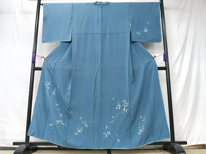 平和屋着物■訪問着　ろうけつ染め　枝葉文　正絹　逸品　CABM2120xe