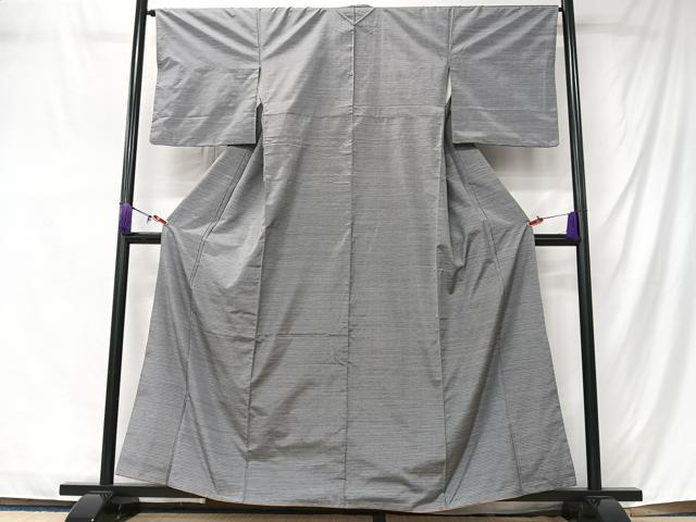 平和屋着物■本場大島紬　横段文　正絹　逸品　CABM2125xe