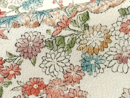 平和屋着物■上質な小紋　作家物　本草木染　枝花文　正絹　逸品　未使用　CABM2145xe