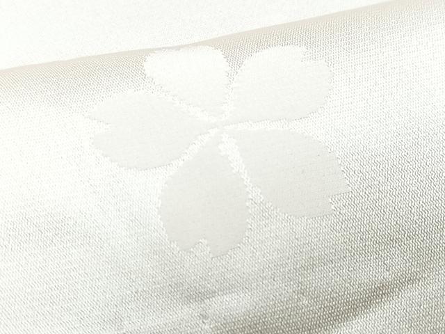 平和屋着物■長襦袢　無双仕立て　舞桜地紋　正絹　逸品　CABM2156xe