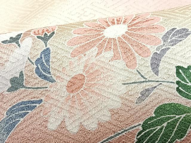 平和屋着物■訪問着　枝花文　暈し染め　正絹　逸品　CABM2157xe