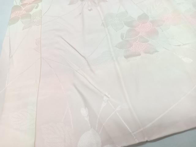 平和屋着物■振袖用長襦袢　袷　舞花地紋　暈し染め　正絹　逸品　CABM2173xe