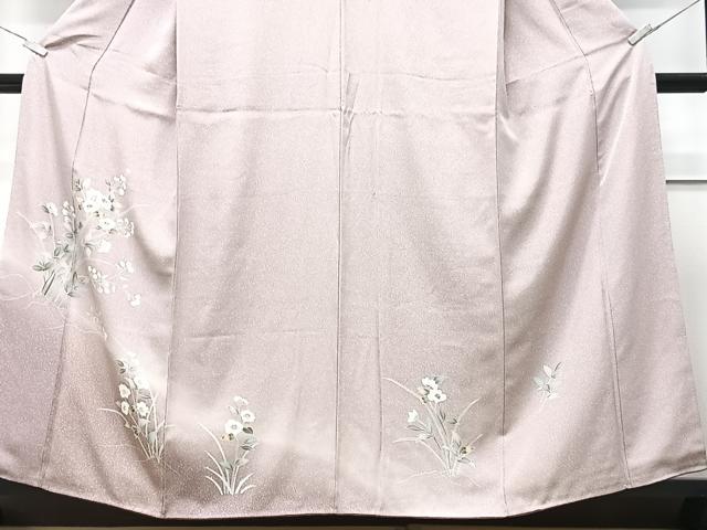 平和屋着物■訪問着　草花文　暈し染め　正絹　逸品　CABM2177xe