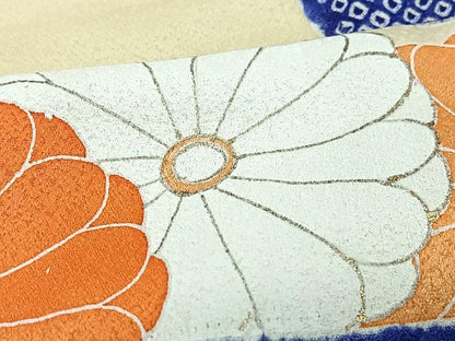 平和屋着物■豪華振袖　絞り　エ霞舞菊文　金彩　正絹　逸品　CABM2182xe