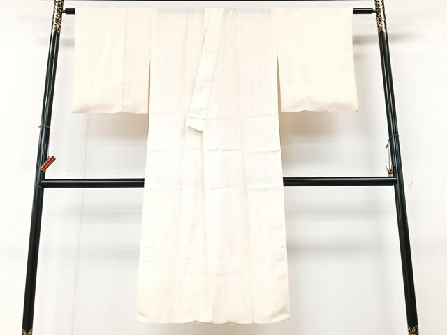 平和屋着物■長襦袢　無双仕立て　舞桜地紋　正絹　逸品　CABM2187xe