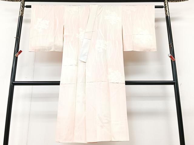 平和屋着物■長襦袢　袷　立波舞花地紋　暈し染め　正絹　逸品　CABM2189xe
