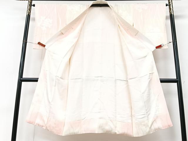 平和屋着物■長襦袢　袷　立波舞花地紋　暈し染め　正絹　逸品　CABM2189xe
