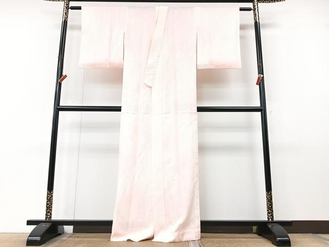 平和屋着物■長襦袢　無双仕立て　舞菊地紋　暈し染め　正絹　逸品　CABM2190xe