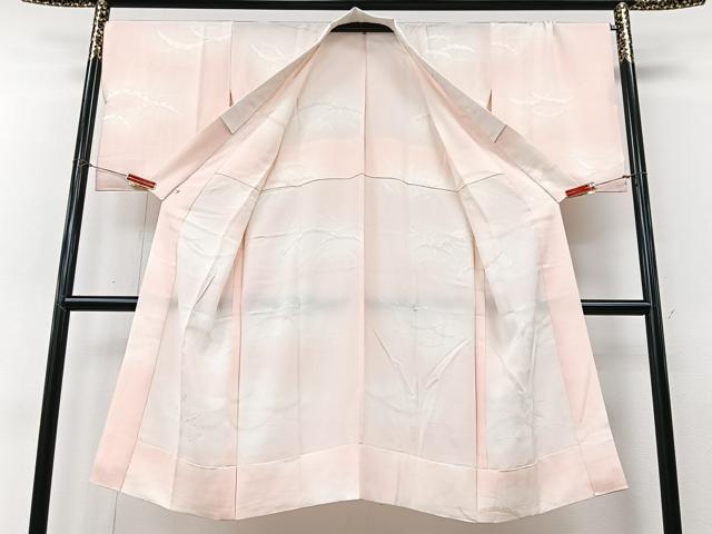 平和屋着物■長襦袢　無双仕立て　雪芝地紋　暈し染め　正絹　逸品　CABM2194xe