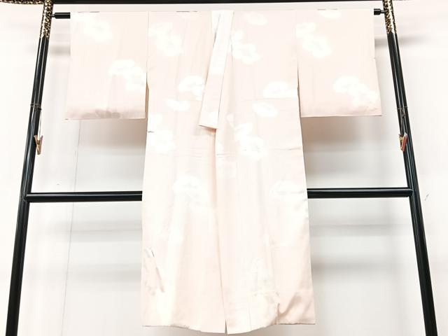平和屋着物■長襦袢　袷　舞花地紋　正絹　逸品　CABM2195xe