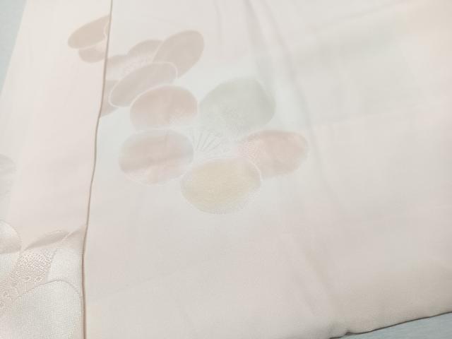 平和屋着物■長襦袢　袷　舞花地紋　正絹　逸品　CABM2195xe