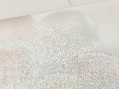平和屋着物■長襦袢　袷　舞花地紋　正絹　逸品　CABM2195xe