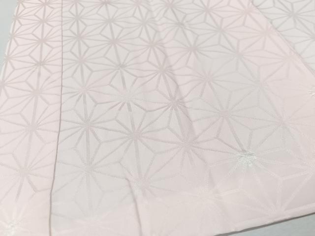 平和屋着物■長襦袢　袷　麻の葉地紋　暈し染め　半衿刺繍　正絹　逸品　CABM2198xe