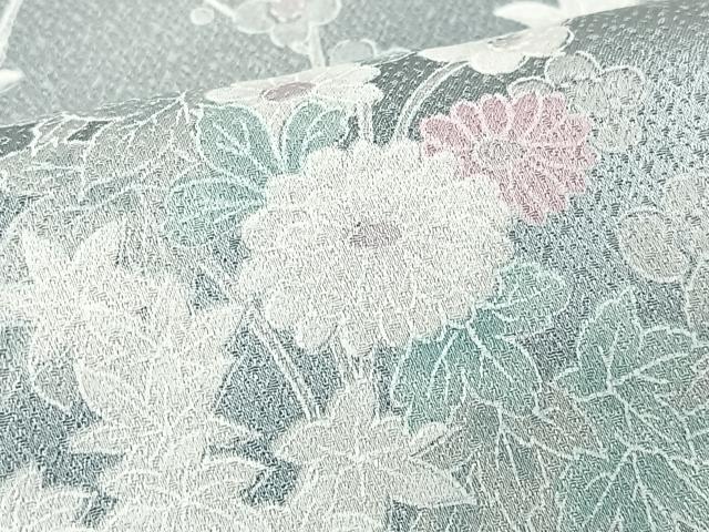 平和屋着物■上質な小紋　枝花文　暈し染め　正絹　逸品　CABM2212xe