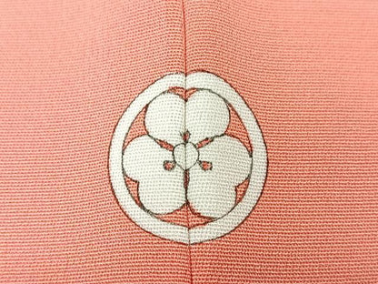 平和屋着物■上質な色無地　エ霞花地紋　薄紅色　正絹　逸品　CABM2219xe