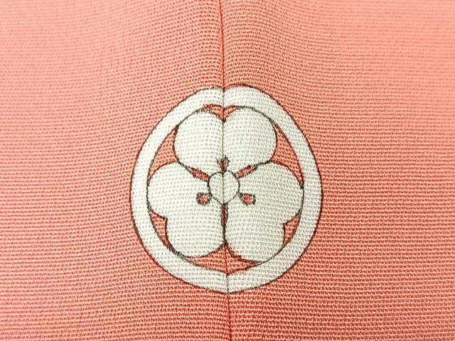 平和屋着物■上質な色無地　エ霞花地紋　薄紅色　正絹　逸品　CABM2219xe