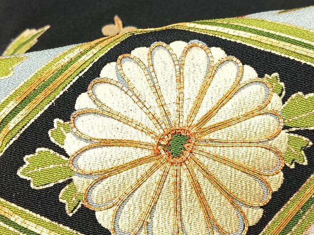 平和屋着物■豪華黒留袖　駒刺繍　松竹梅　金彩　正絹　逸品　CABM2227xe