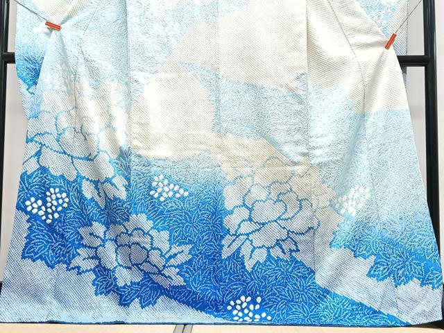 平和屋着物■豪華振袖　総絞り　舞花文　正絹　逸品　CABM2228xe