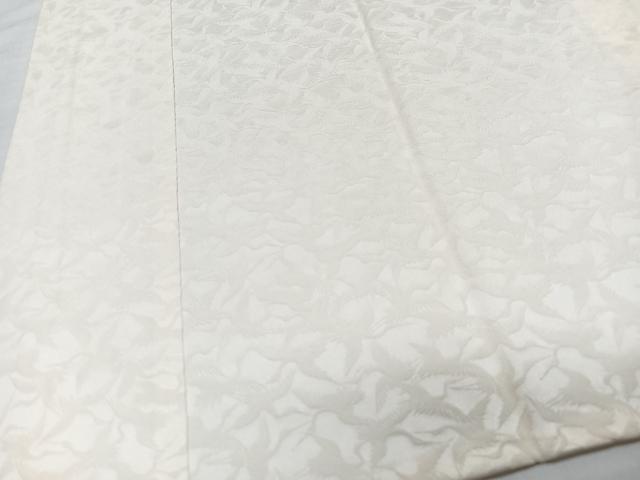 平和屋着物■長襦袢　無双仕立て　群鶴文　正絹　逸品　CABM2232xe