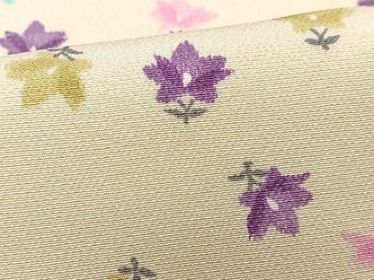 平和屋着物■上質な小紋　花尽くし　正絹　逸品　未使用　CABM2236xe