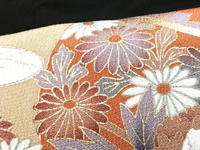 平和屋着物■豪華黒留袖　駒刺繍　扇面花文　金彩　正絹　逸品　未使用　CABM2237xe