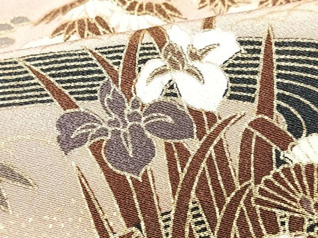 平和屋着物■豪華黒留袖　風景文　金彩　正絹　逸品　CABM2239xe