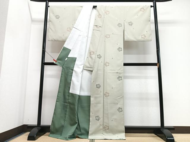 平和屋着物■小紋　舞桜文　洗える着物　CABM2246xe