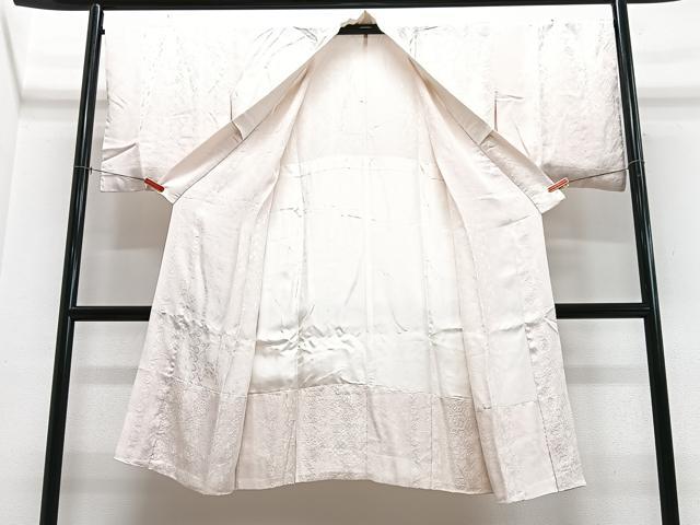 平和屋着物■長襦袢　無双仕立て　花唐草地紋　正絹　逸品　CABM2252xe