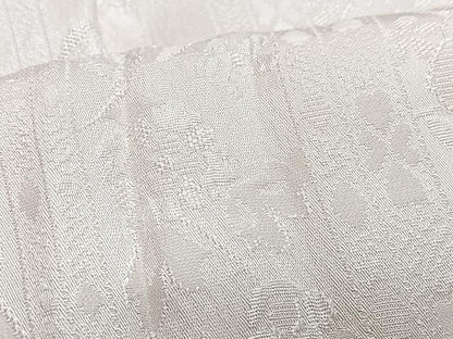 平和屋着物■長襦袢　無双仕立て　花唐草地紋　正絹　逸品　CABM2252xe