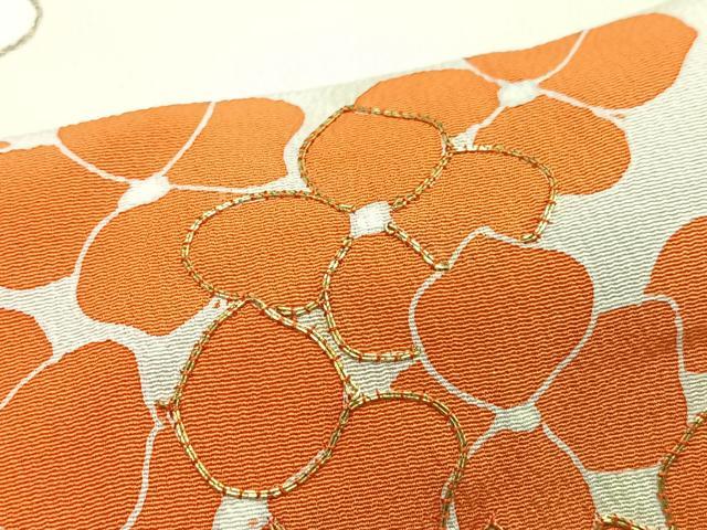 平和屋着物■訪問着　駒刺繍　紫陽花　暈し染め　金彩　正絹　逸品　CABM2266xe